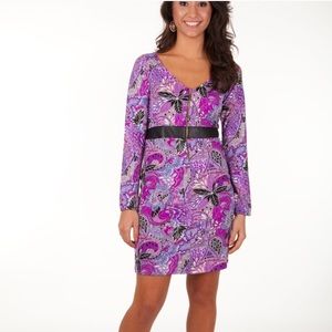 Reversible Purple Paisley Dress